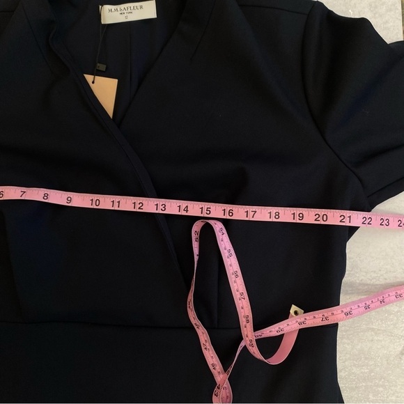 MM Lafleur || The Niko Dress - Sharkskin in Ink +1 NWT - Picture 7 of 9